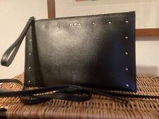 Furla Black Leather Janine