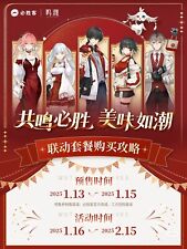 2025 Pizza Hut Wuthering Waves Characters Happy Meal Toys Badge Stand Laser Card