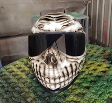 Custom Airbrushed Painted  Motorcycle Helmet