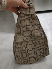 Roberta Gandolfi Backpack Python Bag Genuine Leather Handbag
