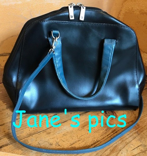 Medium blac leather radley top - medium,