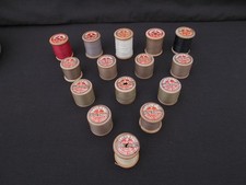 VINTAGE WOODEN COTTON REELS