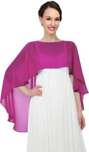 Womens chiffon shawl bridal - womens,