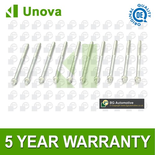 Cylinder head bolt set unova - head,
