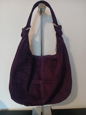 Borse In Pelle Purple Suede