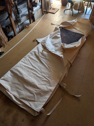 Canvas bedroll swag bag - bedroll,
