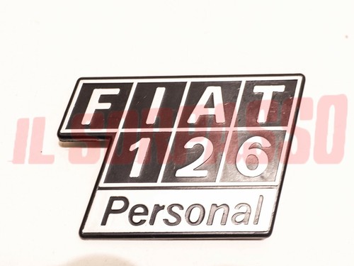 Rear trunk lid emblem fiat - rear,