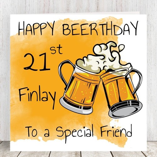 Personalised birthday card - birthday,
