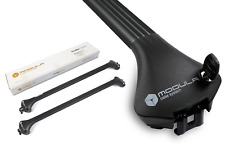 Set of 2 Roof rack for Volvo XC40 onwards 2018 with flush rails 120 cm black alu