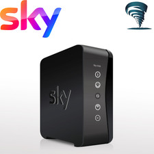 Sky Hub SR102 Wireless Latest Internet Black Router Genuine Full Kit & Cables