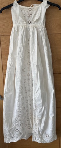 Vintage white christening gown - white,