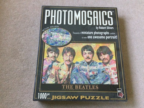 Beatles photomosaic jigsaw - photomosaic,
