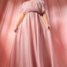 Vintage Pink Satin Gown