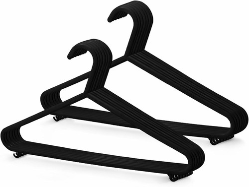 Pack coat hangers black - 25,