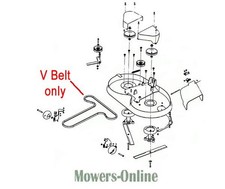 Genuine DR V Belt  0.5 x 102