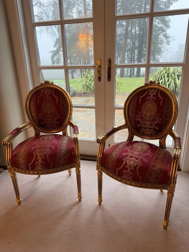 Pair louis xvi gilt - of,