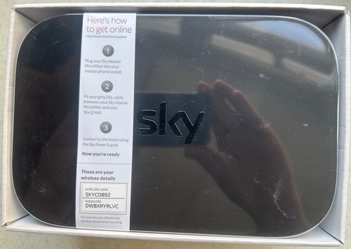 Sky hub wifi router - q,