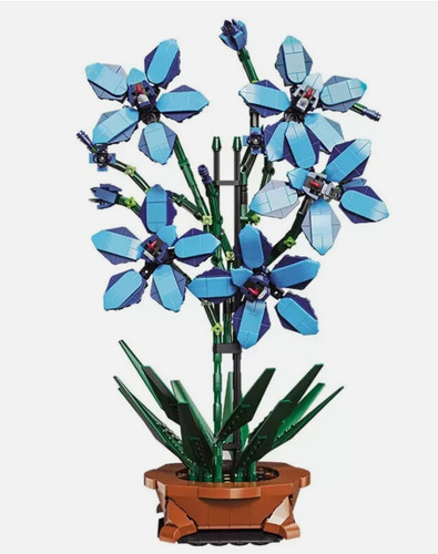 Blue cymbidium bouquet flower - blue,