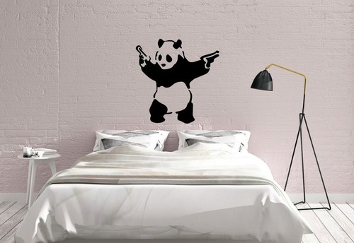 Banksy gunner panda inspired - gunner,