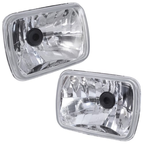 Pair crystal h4 - of, headlights