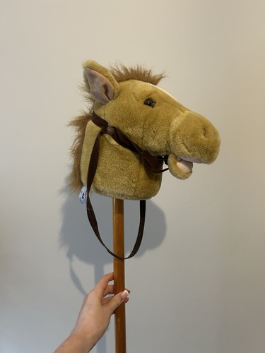 Vintage hobby horse with - horse,