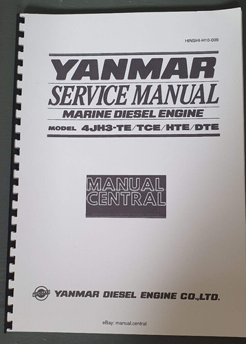 Yanmar service manual - yanmar, marine