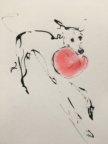Original signed ink - ink, sketch