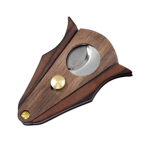 Wooden cigar cutter double - cutter,