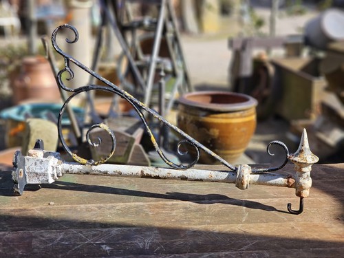 Antique steel garden hanging - antique,