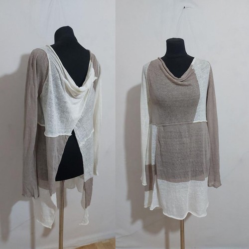 Sarah pacini linen white beige - pacini,