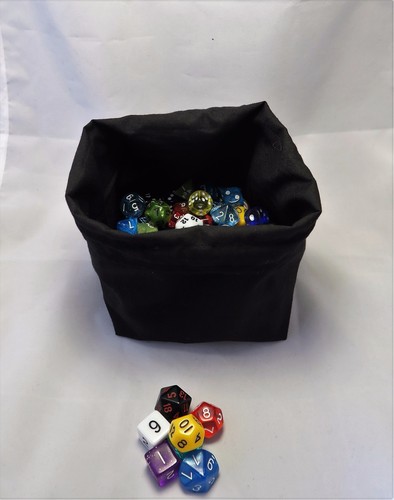 Black dice bag - dice,