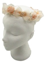 Peach with Ivory Rose Flower