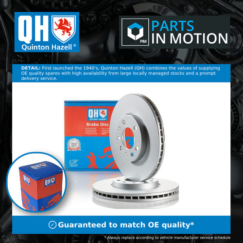 Brake discs pair vented - discs,