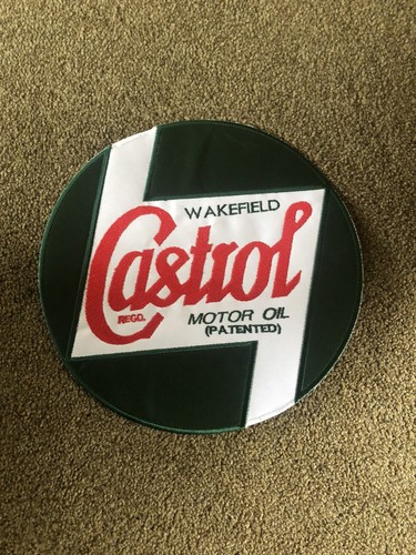 Castrol 9inch iron - on, motoring