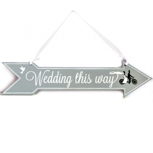 Wedding this way arrow - way, hanging