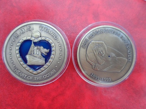 Titanic bronze coin - titanic, with