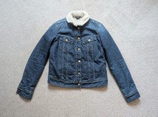 Lee Women's Storm Rider Sherpa Denim Jacket, Regular Fit, Size M (8-10) Warm