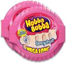 Hubba Bubba Fancy Fruit  Mega Long Tape Chewing  Gum Rolls 56g Fast- Tracked