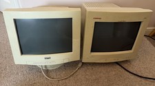 2 X Faulty CRT Monitors