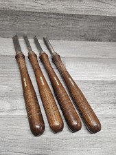 Craftsman Wood Turning Lathe Chisels Set of 4 Carbide Tipped USA Made