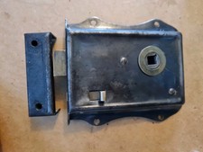 Old vintage metal door rim