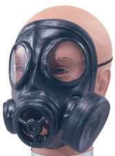 Rubber Toy Gas Mask WW2 World War 2 1940s Army Military Fancy Dress Costume 
