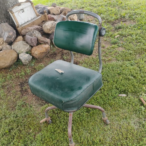 Antique vintage green office - vintage,