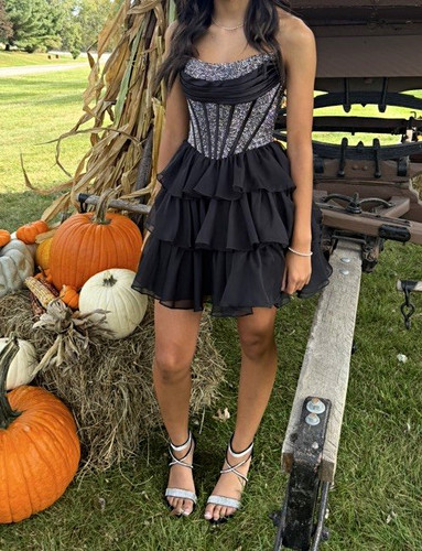 Sherri hill black silver - hill, black/silver