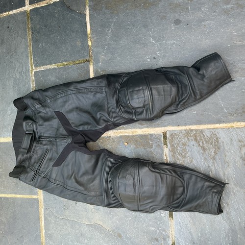 Bks black leather motorbike - black,