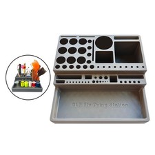 Fly Tying Fishing Kit Organizer Storage Rack Equipment Portable Convenient