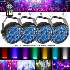 10 PCS 12 LEDs RGB Par Light