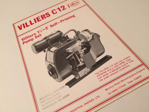 Villiers engine with a - with,