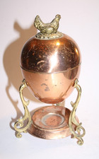 Vintage metal egg coddler by