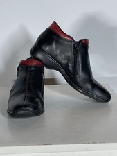 Rieker Ladies Black Leather
